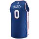 Men's Philadelphia 76ers Tyrese Maxey Fanatics Royal Fast Break Replica Jersey - Icon Edition