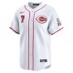 Men's Cincinnati Reds Spencer Steer Nike White Home Limited Player Jersey