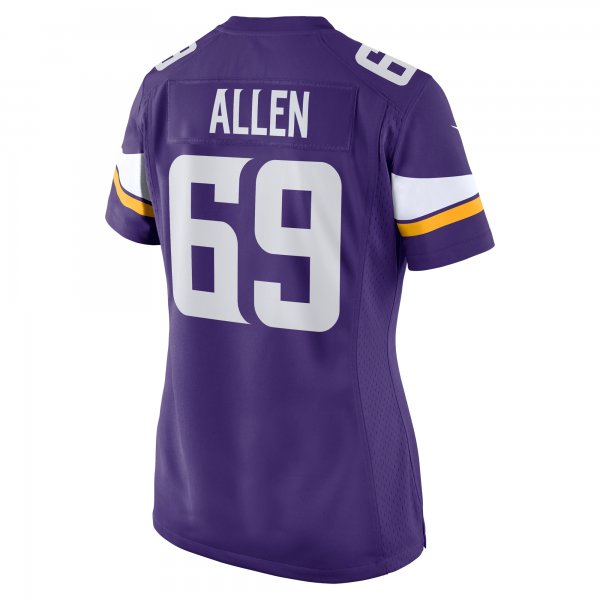 Women's Minnesota Vikings Jared Allen Nike Purple Retired Player Game Jersey