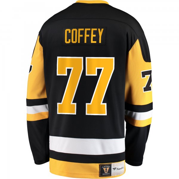 Men's Pittsburgh Penguins Paul Coffey Fanatics Black Premier Breakaway Retired Player Jersey