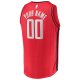 Men's Houston Rockets Fanatics Red Fast Break Custom Replica Jersey - Icon Edition