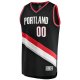 Youth Portland Trail Blazers Fanatics Black Fast Break Custom Replica Jersey - Icon Edition