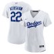 Women's Los Angeles Dodgers #22 Clayton Kershaw Nike White 2024 World Series Champions Home Player Jersey