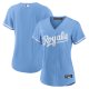 Women's Kansas City Royals Nike Light Blue Alternate Replica Team Logo Jersey