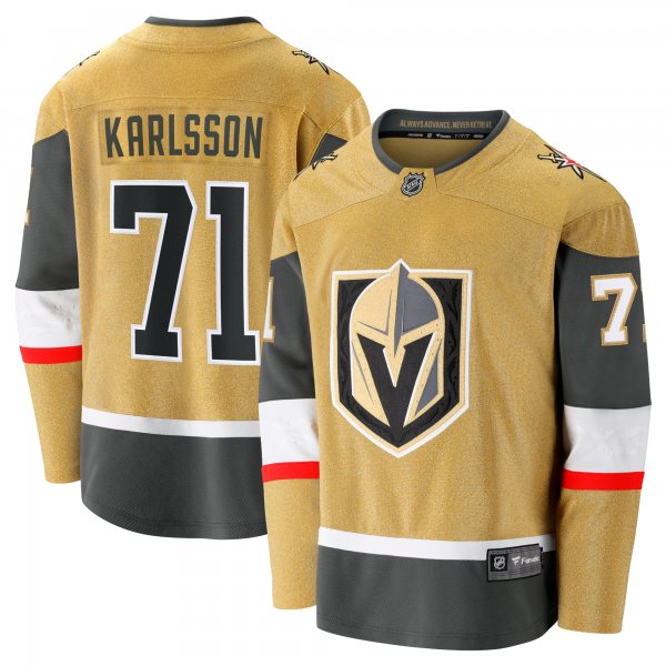 Men's Vegas Golden Knights William Karlsson Fanatics Gold Home Breakaway Jersey