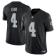 Men's Las Vegas Raiders #4 Derek Carr Nike Black Vapor F.U.S.E. Limited NFL Jersey