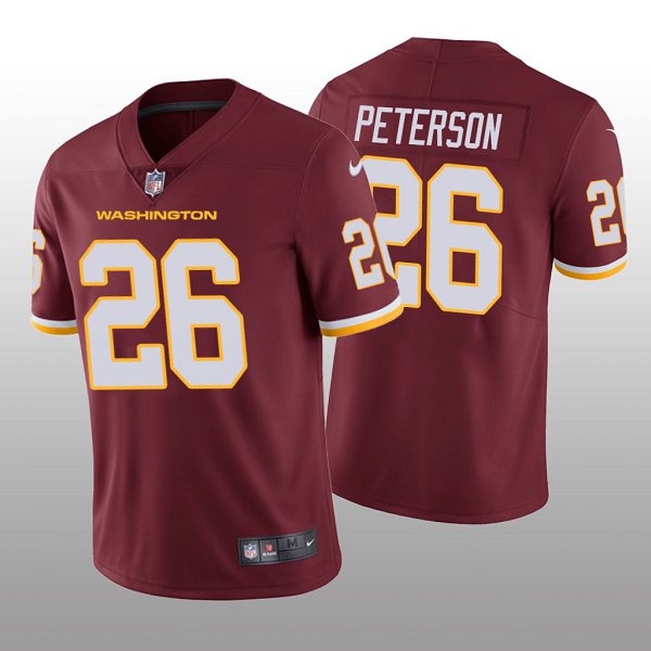 Men's Washington Football Team #26 Adrian Peterson Burgundy Jersey