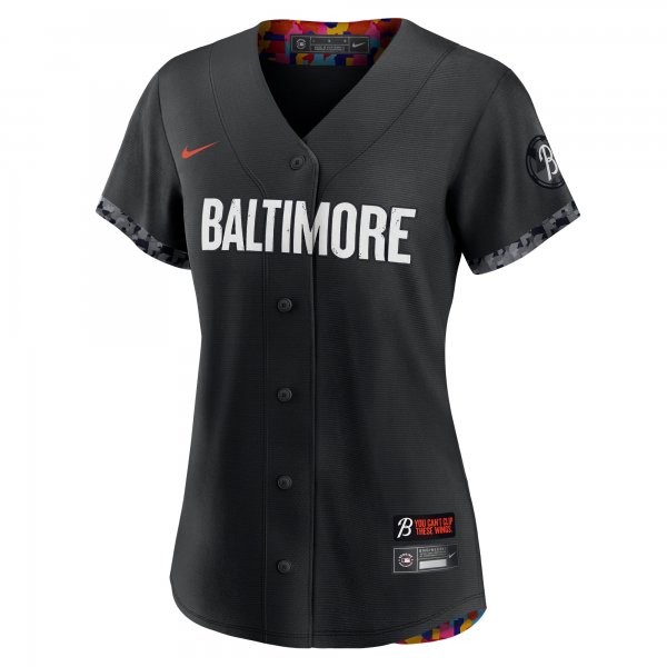 Women's Baltimore Orioles Cal Ripken Jr. Nike Black City Connect Replica Player Jersey