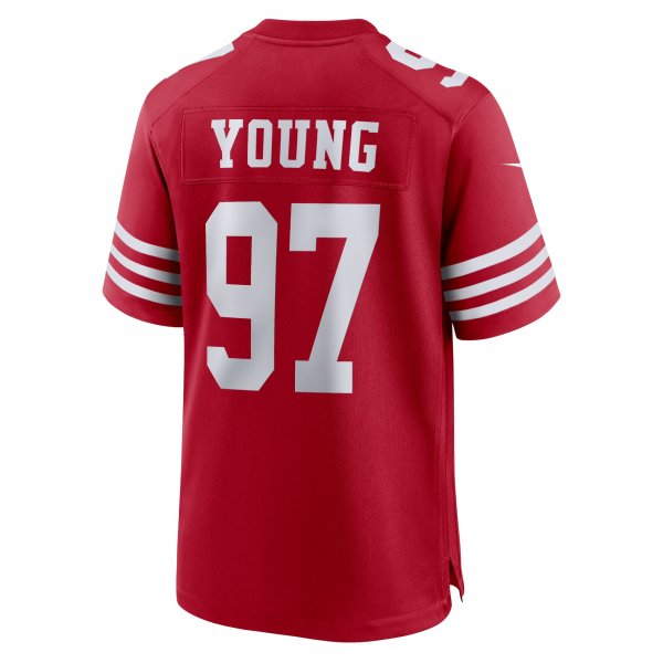 Men's San Francisco 49ers Bryant Young Nike Scarlet Retired Player Game Jersey