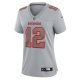 Women's Tampa Bay Buccaneers Tom Brady Nike Gray Atmosphere Fashion Game Jersey