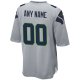 Men's Seattle Seahawks Nike Gray Alternate Custom Game Jersey