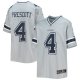 Youth Dallas Cowboys Dak Prescott Nike Silver Inverted Team Game Jersey