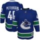 Youth Vancouver Canucks Elias Pettersson Blue 2019/20 Home Premier Player Jersey