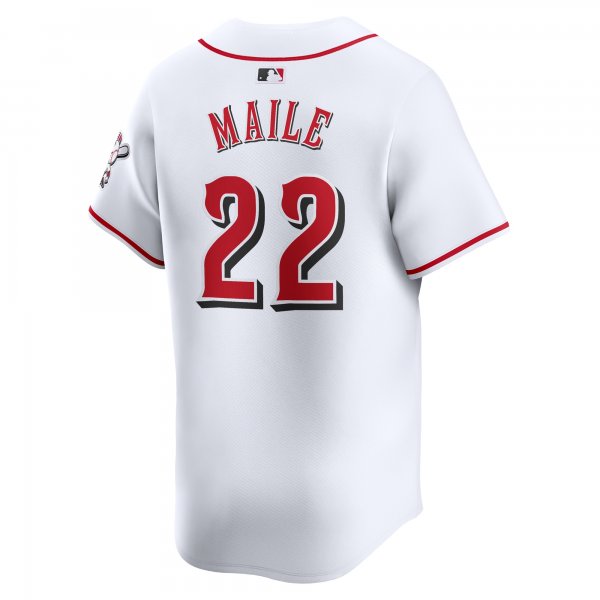 Men's Cincinnati Reds Luke Maile Nike White Home Limited Player Jersey