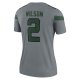 Women's New York Jets Zach Wilson Nike Gray Inverted Legend Jersey