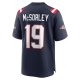 Men's New England Patriots Trace McSorley Nike Navy Game Player Jersey