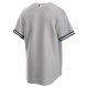 Men's New York Yankees  Nike Gray Big & Tall Road Replica Team Jersey