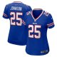 Women's Buffalo Bills Ty Johnson Nike Royal Team Game Jersey