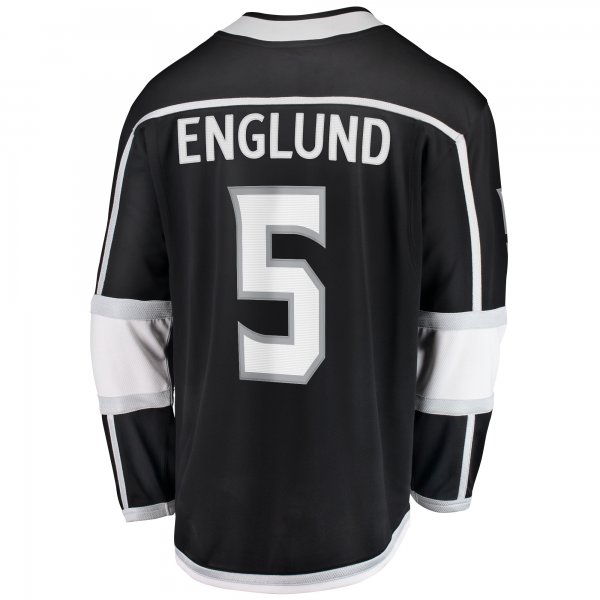 Men's Los Angeles Kings Andreas Englund Fanatics Black Home Premier Breakaway Player Jersey