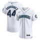 Men's Seattle Mariners Julio RodrÃÂ­guez Nike White Home Elite Player Jersey