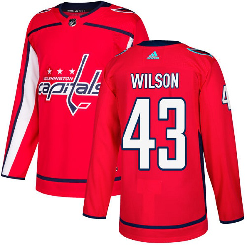 Adidas Washington Capitals #43 Tom Wilson Red Home Stitched NHL Jersey