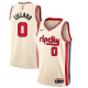 Blazers #0 Damian Lillard Cream Basketball Swingman City Edition 2019-20 Jersey