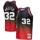 Men's Portland Trail Blazers Bill Walton Mitchell & Ness Red/Black 1976/77 Hardwood Classics Fadeaway Swingman Player Jersey