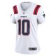 Women's New England Patriots Mac Jones Nike White Game Jersey