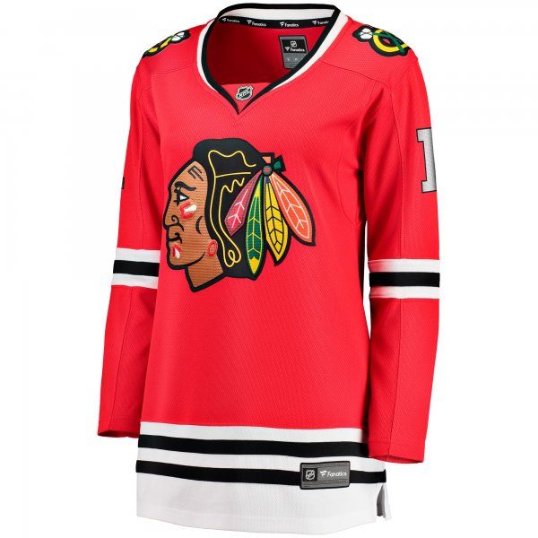 Women's Chicago Blackhawks Taylor Raddysh Fanatics Red Home Breakaway Player Jersey