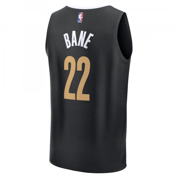 Men's Memphis Grizzlies Desmond Bane Fanatics Black Fast Break Jersey - City Edition