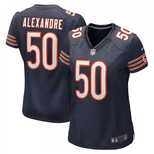 Women's Chicago Bears Deslin Alexandre Nike  Navy Team Game Jersey