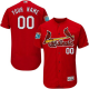 St. Louis Cardinals 2017 Spring Training Men's Customized Flex Base MLB Jersey