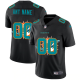 Miami Dolphins Custom Men's Nike Team Logo Dual Overlap Limited NFL Jersey Black