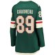 Women's Minnesota Wild Frederick Gaudreau Fanatics Green Home Breakaway Player Jersey