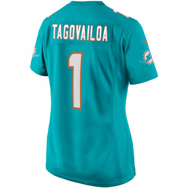 Women's Miami Dolphins Tua Tagovailoa Nike Aqua Game Jersey