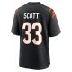 Men's Cincinnati Bengals Nick Scott Nike Black Game Player Jersey