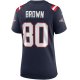 Women's New England Patriots Troy Brown Nike Navy Game Retired Player Jersey