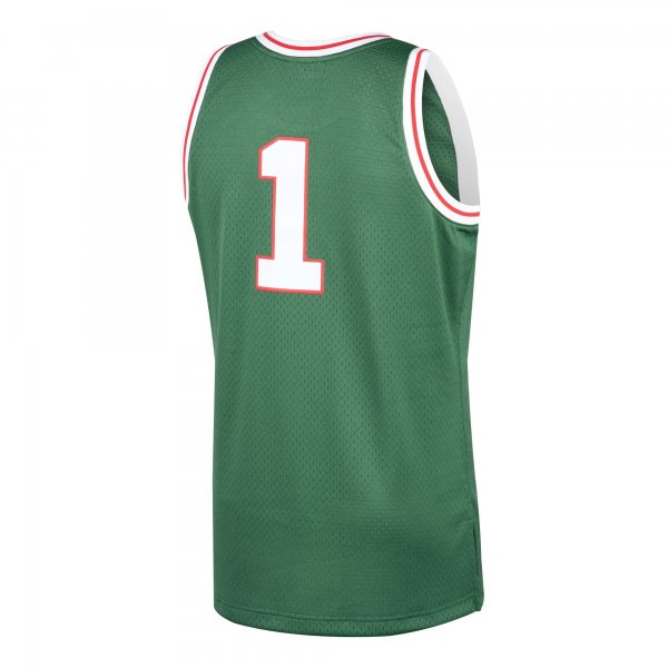 Men's Milwaukee Bucks Oscar Robertson Mitchell & Ness Green 2001/02 Hardwood Classics Swingman Jersey