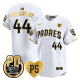 Men's San Diego Padres #44 Joe Musgrove For Peter & Petco Park 20th Patch Vapor Premier Limited All Stitched Cool Base Jersey