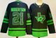 Men's #21 Jason Robertson Dallas Stars Black And Green City Edition Jersey