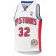 Youth Detroit Pistons Richard Hamilton Mitchell & Ness White 2003/04 Hardwood Classics Swingman Jersey