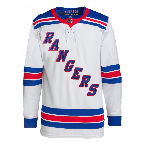 Men's New York Rangers adidas White Away Primegreen Jersey