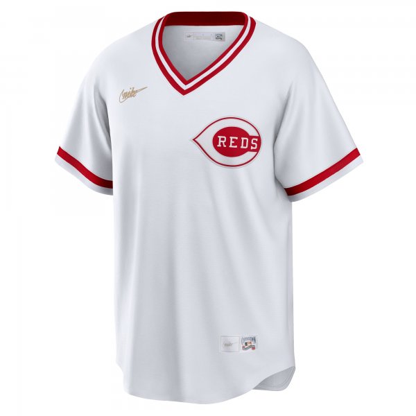 Men's Cincinnati Reds Nike White Home Cooperstown Collection Team Jersey