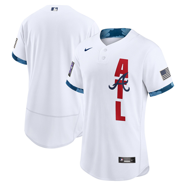 Men's Atlanta Braves Nike White 2021 MLB All-Star Game Jersey