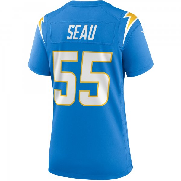 Women's Los Angeles Chargers Junior Seau Nike Powder Blue Game Retired Player Jersey