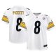 Youth Pittsburgh Steelers Kenny Pickett Nike White Game Jersey