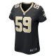 Women's New Orleans Saints Jordan Jackson Nike Black Game Player Jersey