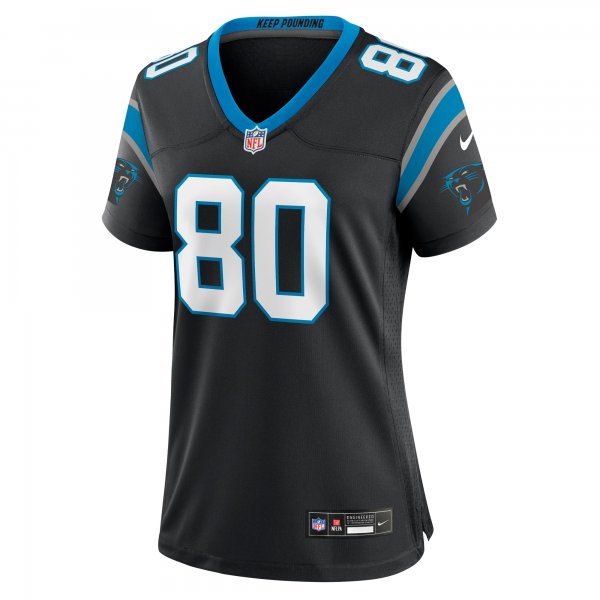 Women's Carolina Panthers Ian Thomas Nike Black Team Game Jersey