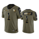 Arizona Cardinals Kyler Murray Olive Gold 2021 Salute To Service Men's Limited NFL Jersey