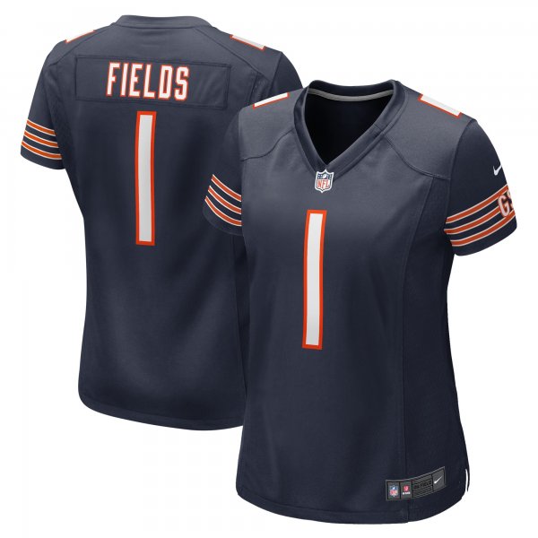 Women's Chicago Bears Justin Fields Nike Navy Player Jersey